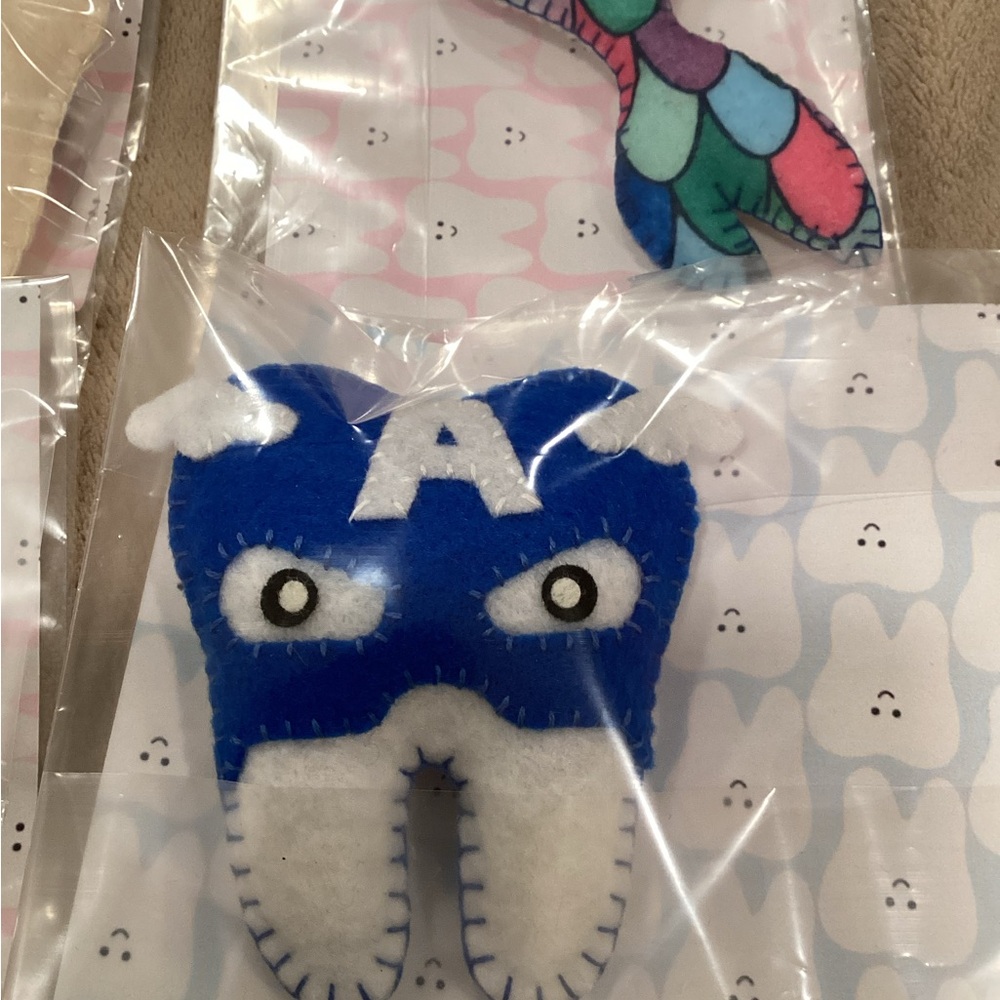 Handcrafted Tooth Fairy Pillows CHOOSE ONE w/ certificate - Picture 8 of 10